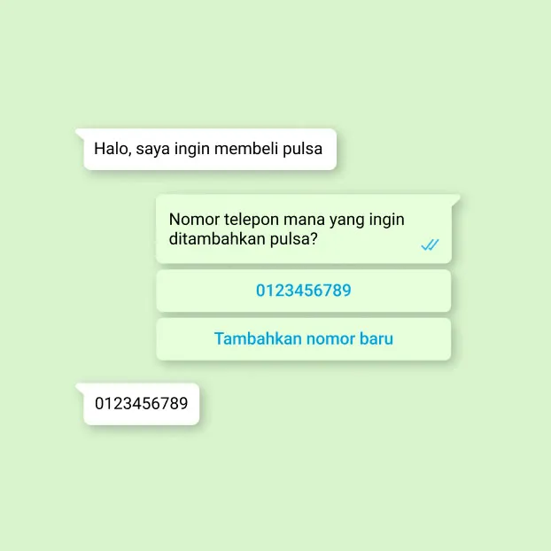 Utas percakapan produk dan pelanggan