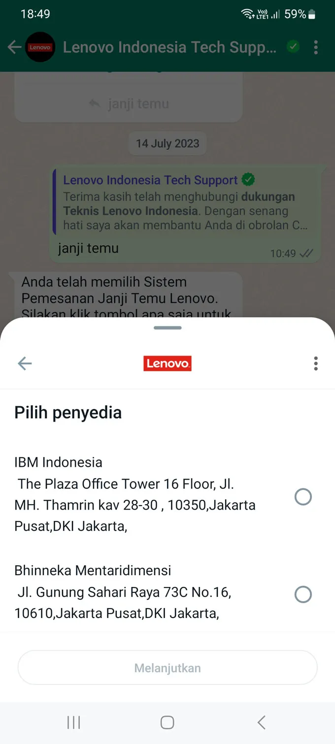 Appointment management with WhatsApp Flows