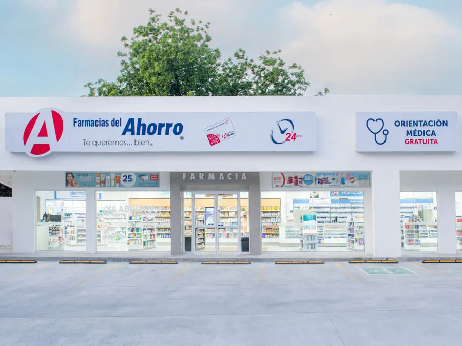 Fachada de la farmacia