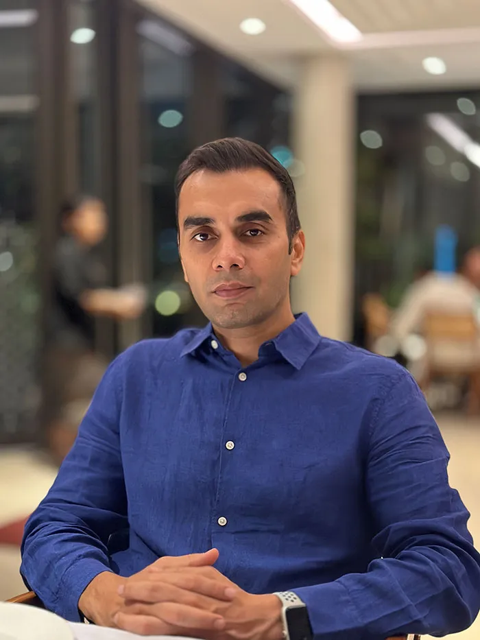 A profile picture of Mayank Singh, Chief Digital Officer, Dominos Pizza