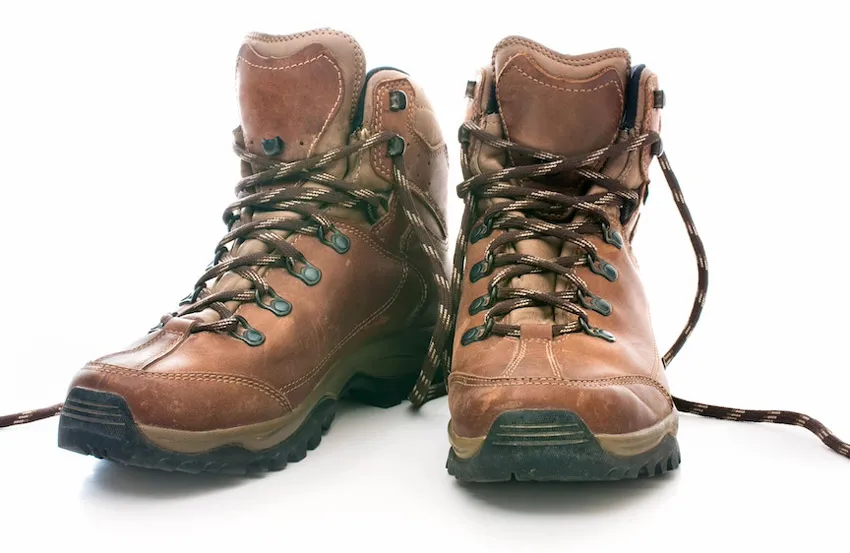 Paire de chaussures de randonnée