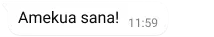 kiputo cha maandishi katika whatsapp kinachosema kuwa amekua sana