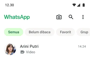 contoh fitur panggilan video di whatsapp melalui aplikasi resmi