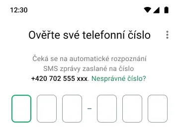 ukázka zapnutí dvoufázového ověření s nastavením PIN kódu za účelem zabezpečení účtů WhatsApp