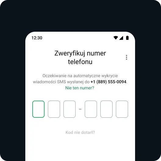 przykład użytkownika odzyskującego swoje konto whatsapp z bezpiecznymi etapami odzyskiwania dostępu