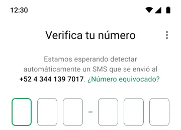 ejemplo de activación de la verificación en dos pasos con la configuración de un PIN para proteger cuentas de whatsapp