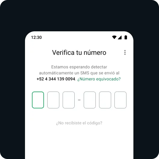 ejemplo de usuario que recupera su cuenta de whatsapp con pasos seguros para volver a tener acceso