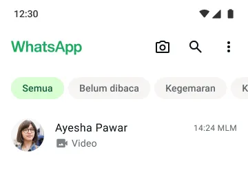 contoh ciri panggilan video di whatsapp melalui aplikasi rasmi