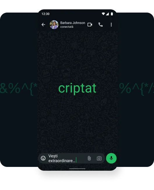 captură de ecran a unui apel video criptat integral dintre un utilizator și familia sa
