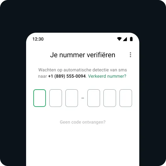 voorbeeld van een gebruiker die het whatsapp-account herstelt met veilige stappen om weer toegang te krijgen