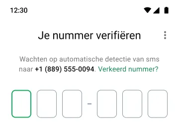 voorbeeld van het inschakelen van verificatie in twee stappen met een pincode om whatsapp-accounts te beveiligen