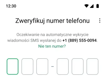 przykład umożliwienia weryfikacji dwuetapowej z konfiguracją kodu PIN w celu zabezpieczenia kont whatsapp
