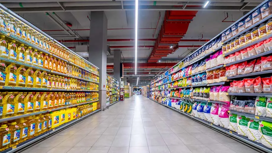 L’intérieur d’un magasin LuLu Hypermarket