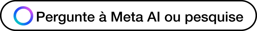 Search bar with 'Ask Meta AI or Search' text and a blue-purple gradient circular logo on the left.