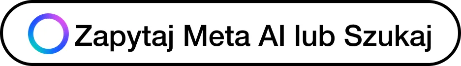 Search bar with 'Ask Meta AI or Search' text and a blue-purple gradient circular logo on the left.