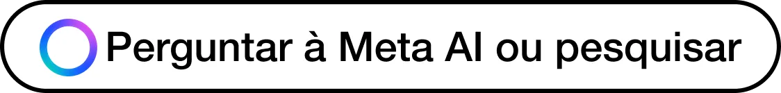 Search bar with 'Ask Meta AI or Search' text and a blue-purple gradient circular logo on the left.